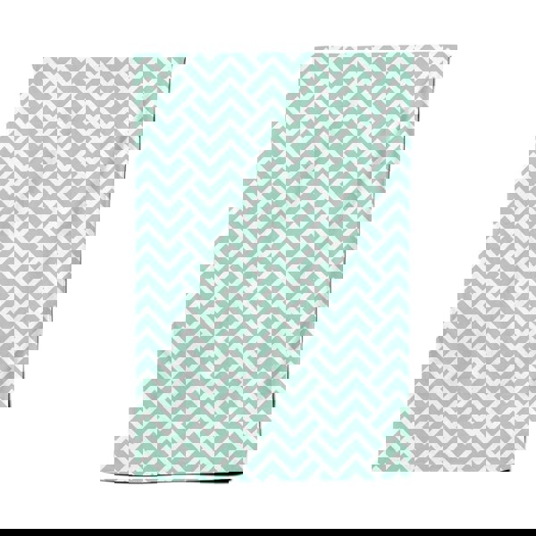 Warren Reed Green Geometric Pattern Tea Towel