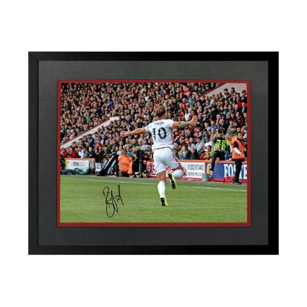 Billy Sharp Signed Sheffield United 16x12 Image Deluxe Mount Frame