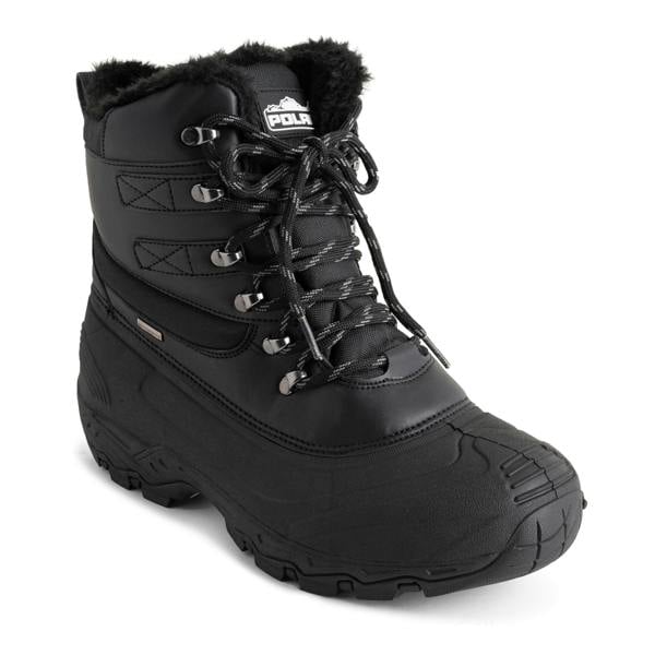 VIVA Womens Faux Fur Thermal Waterproof Outdoor Snow Winter Calf Boots