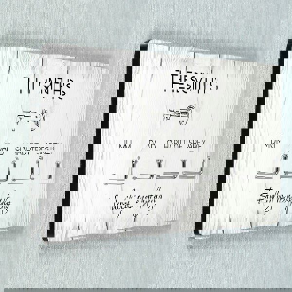 Personalised Memento Company Personalised Key Hooks