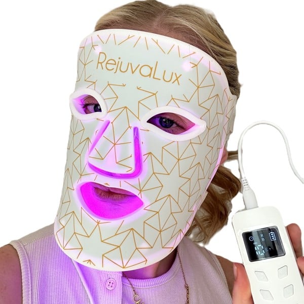 Beautaholics RejuvaLux Advanced LED Light Therapy Mask with Near-Infrared