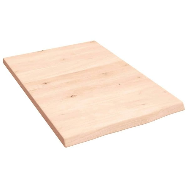 Berkfield Wall Shelf 40x60x2 cm Untreated Solid Wood Oak