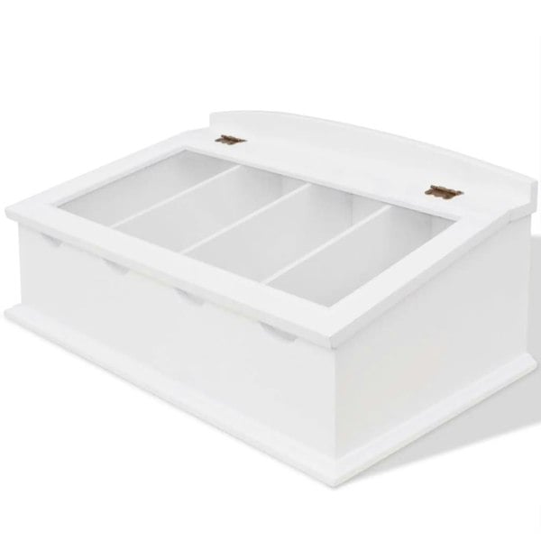 Berkfield Cutlery Tray MDF White Baroque Style