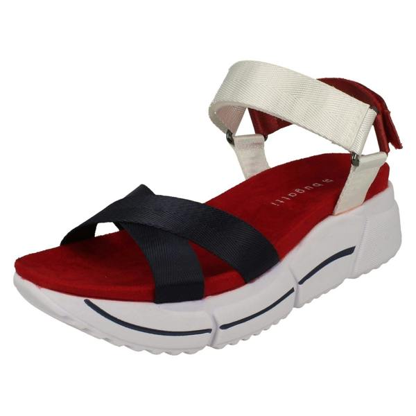 Bugatti Ladies Bugatti Hook & Loop Fastening Casual Sandals 88181