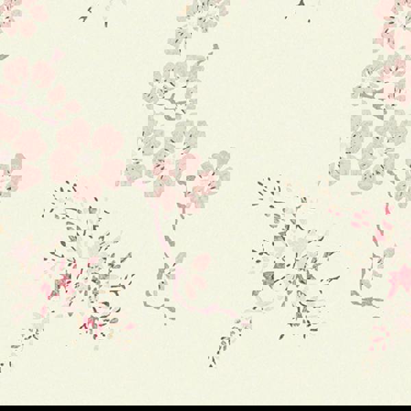 Laura Ashley Oriental Blossom Wallpaper - Blush - 10m