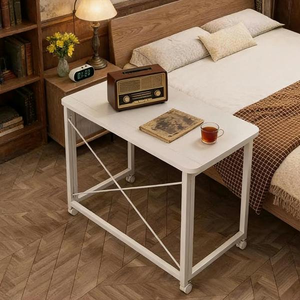 Havendro Folding Rolling Computer Desk Mobile Laptop Writing Study Workstation