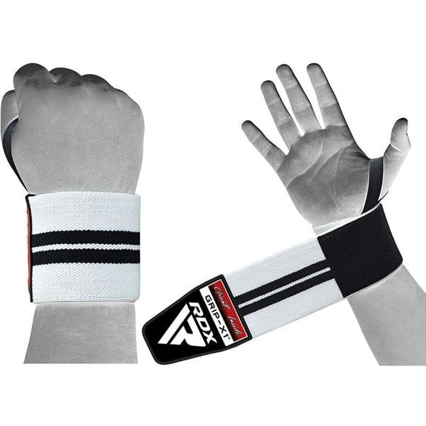 RDX Sports GYM WRIST WRAP BLACK/WHITE PLUS
