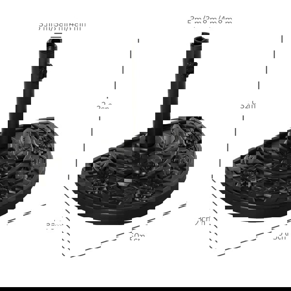 Side Post Umbrella Base