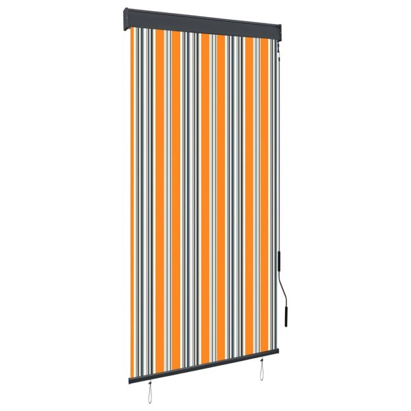 Berkfield Outdoor Roller Blind 80x250 cm Yellow and Blue