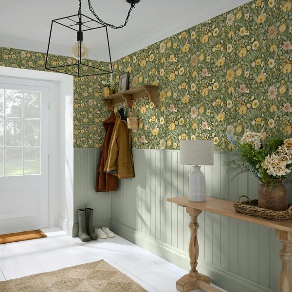 Superfresco Easy Paloma Forest Green Wallpaper