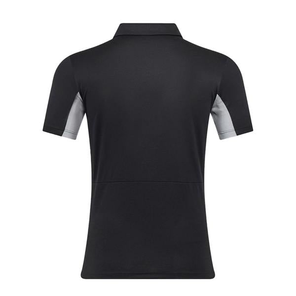 Umbro Mens Presentation Rangers FC Polyester Polo Shirt - Caviar/Microchip - 