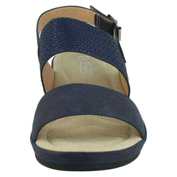 Spot On Ladies Spot On Low Wedge Mules F00287