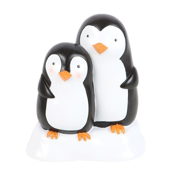 Serano Snuggle Season Resin Penguin Ornament