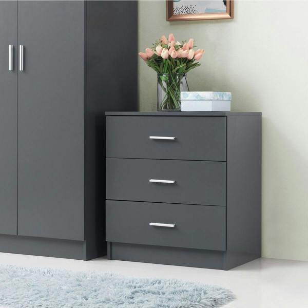 Timber Art Design Rio Costa Chest 3 Drawers Bedroom Living Room Storage