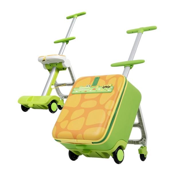Jovikids 3-in-1 Children's Ride-on Suitcase - Green