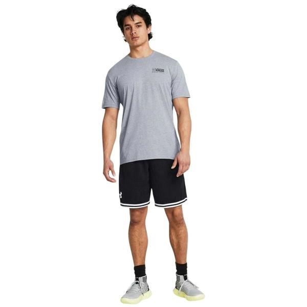 Under Armour Mens Perimeter Basketball Shorts - Black/White - 