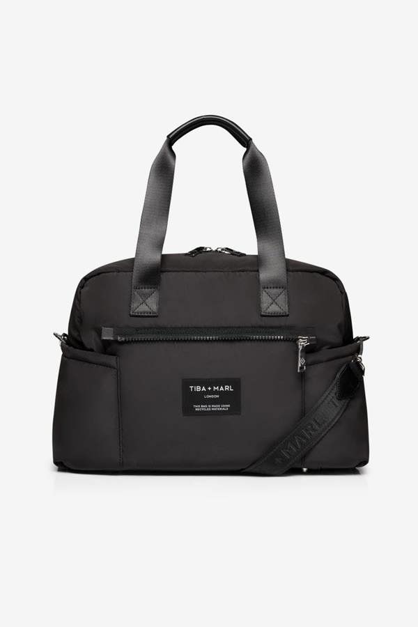 Tiba + Marl Phoenix Eco Holdall Changing Bag Black