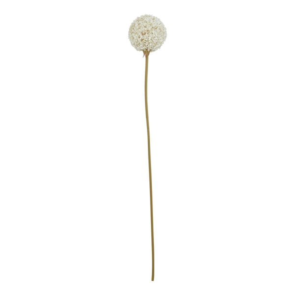 Hill Interiors The Natural Garden Collection Allium Artificial Flower - White