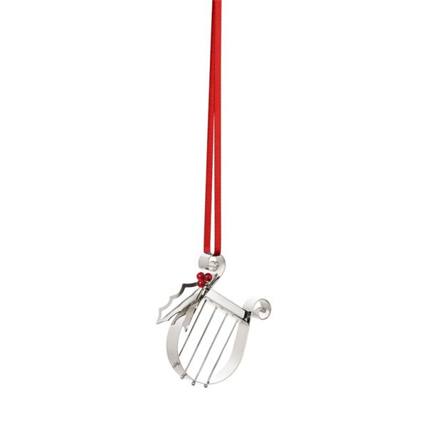 Georg Jensen Christmas Collectable 2026 Holiday Ornament, Harp - Silver - 10021051