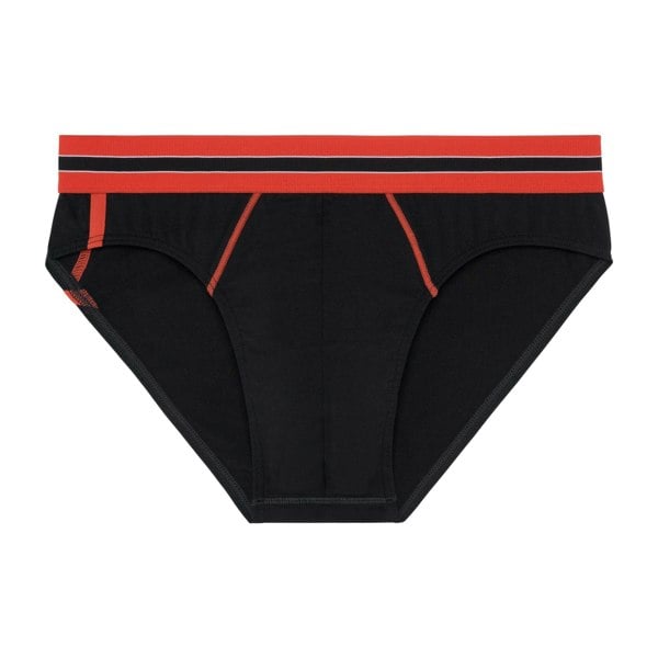 Hom Run Sports Contrast Micro Brief, Black/red