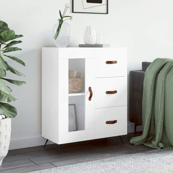 Berkfield Sideboard White 69.5x34x90 cm Engineered Wood