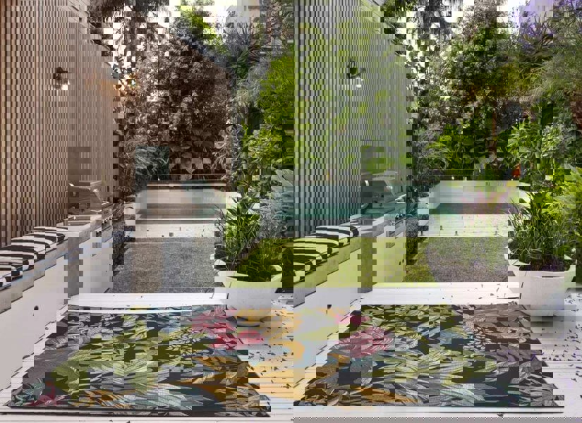 Tropicana Floral Rug – Multicolour Indoor/Outdoor Rug