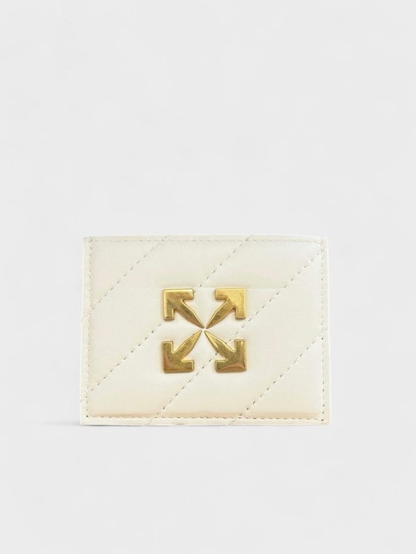 Off-White Jackhammer Card Case White