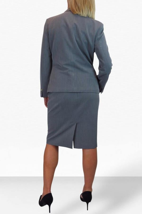 Paulo Due Women's 2 Piece Tailored Skirt Suit