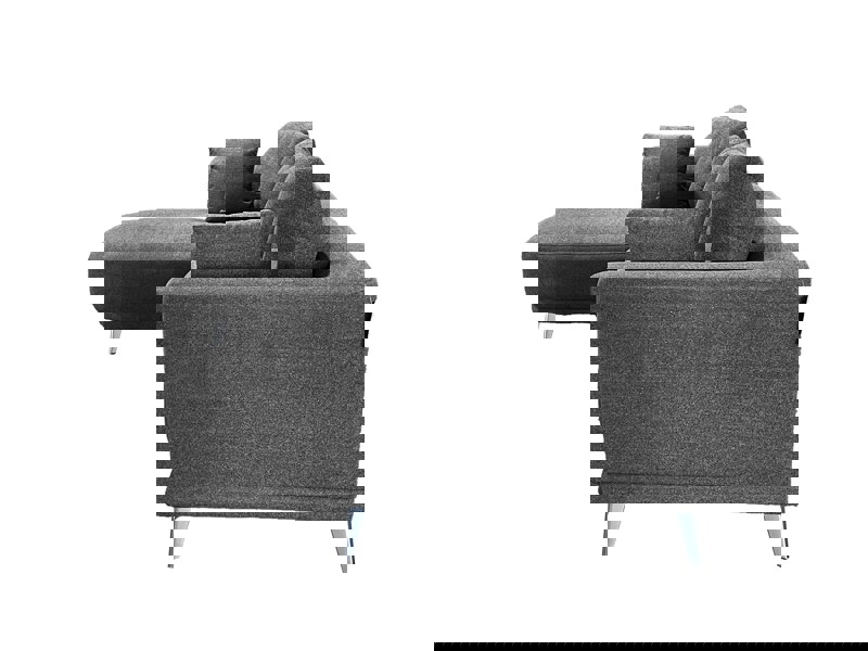 DS Living The 3 Seater Nova Lounger Right Corner Sofa in Grey or Cream