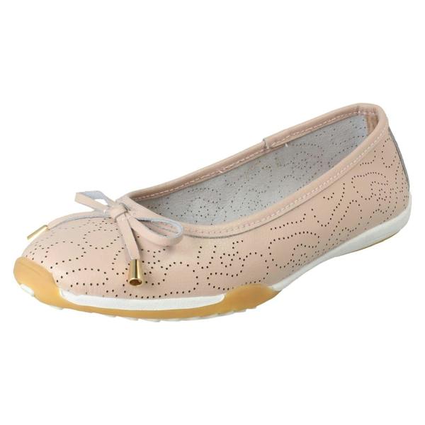 Down to Earth Ladies Down To Earth Wavey Punch Details Casual Shoes F80572