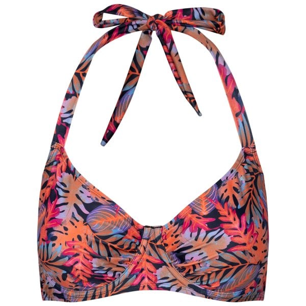 Trespass Womens Norie Tropical Leaves Bikini Top - Multicoloured