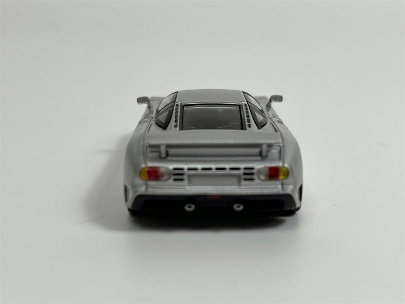 Mini GT Bugatti EB1 10 GT Grigio Chiaro LHD 1:64 Scale Mini GT MGT00704L