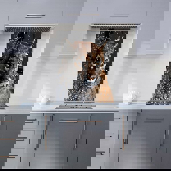 Warren Reed - Designer Fierce Puma in Motion Kitchen Splashback