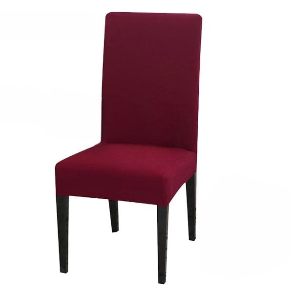 Anyseat Chair Cover Wine Red with Anti-Dirt and Waterproof Elastic Material for Dining Room Kitchen Wedding Hotel Banquet Restaurant