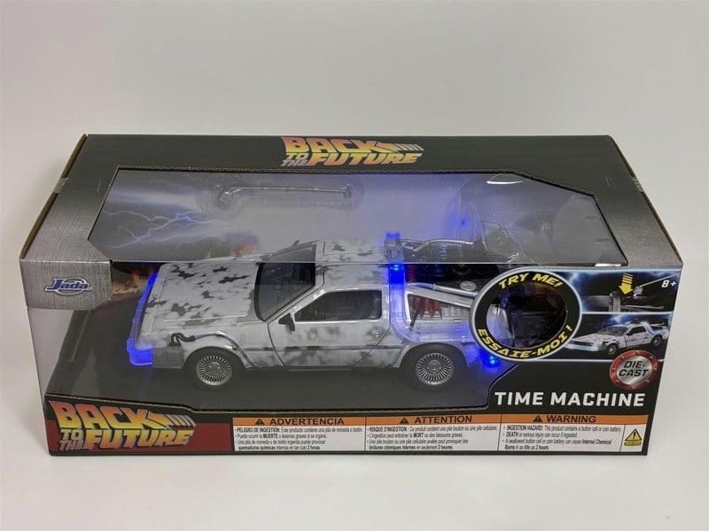 Jada Back To The Future Time Machine Frosted Working Lights 1:24 Jada 36145