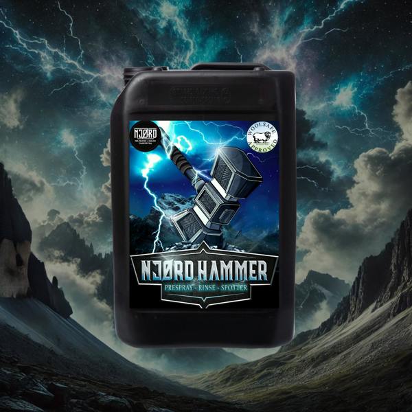 Equip2clean NJORD HAMMER Professional Alkaline Carpet & Upholstery Cleaner