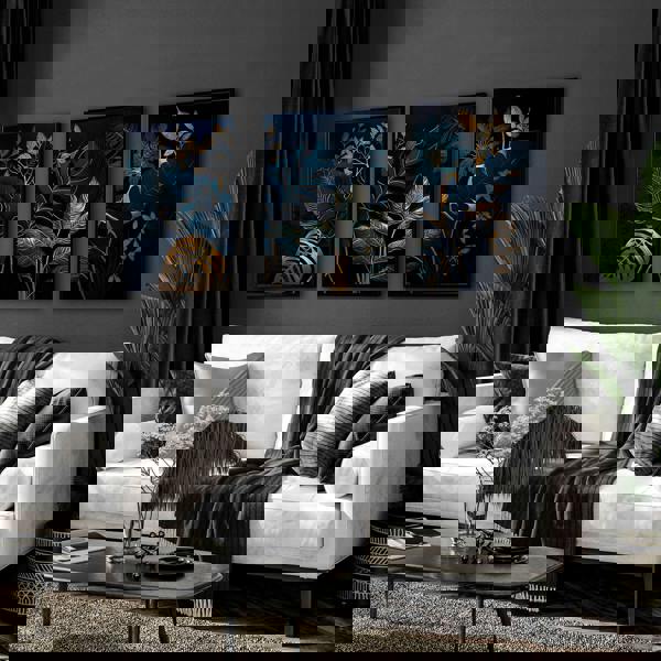 Large Framed Wall Pictures For Living Room | Set of 3 wall art prints