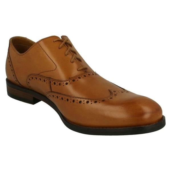 Clarks Mens Clarks Brogue Detailed Lace Up Shoes Edward Walk