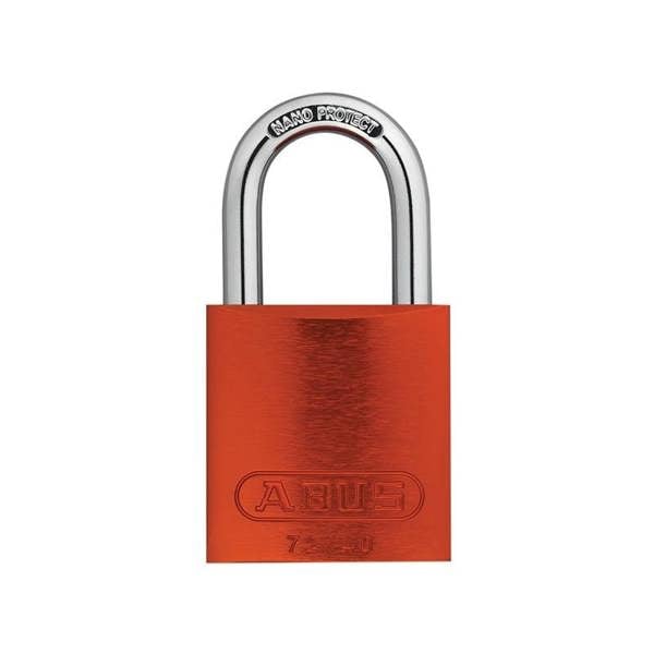 Abus Mechanical 72 Series Aluminium Padlock - Orange - 