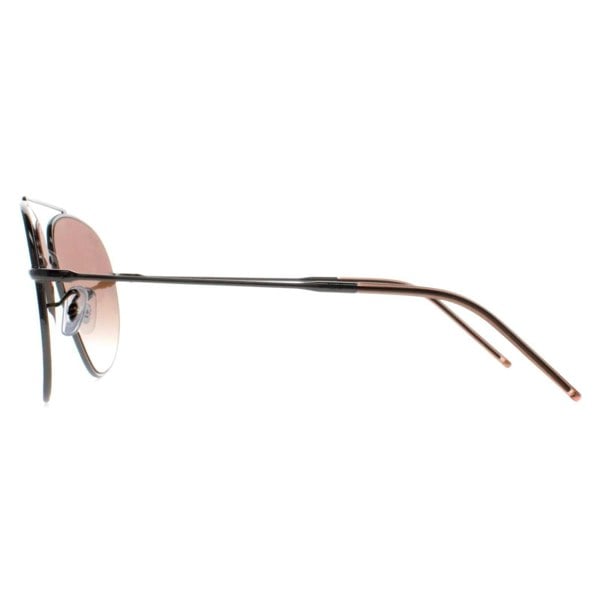 Ray-Ban Sunglasses RB0101S Aviator Reverse 004/CB Gunmetal Brown Gradient