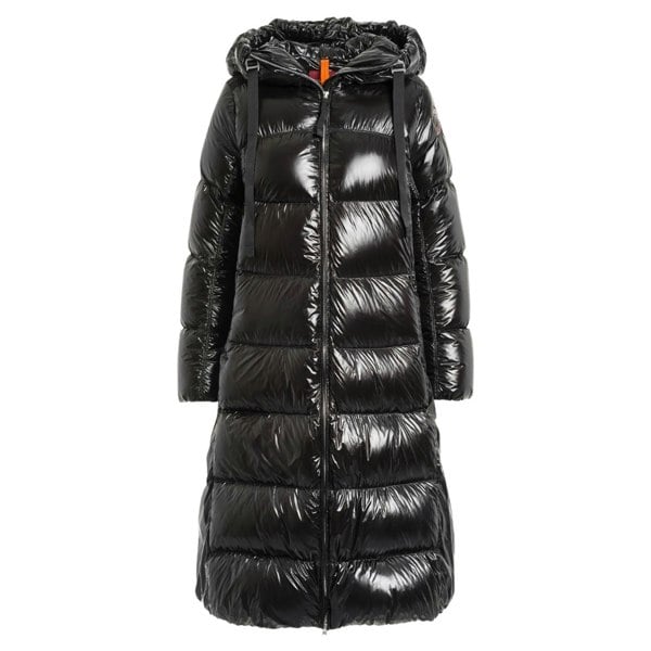 Parajumpers Arum Lilly Shiny Black Long Down Jacket S