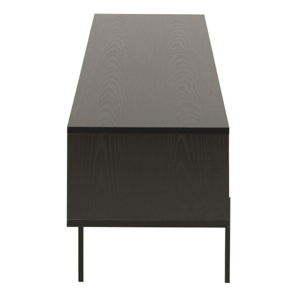 Wyld Haus Cambridge Industrial Black Mesh TV Unit in Black