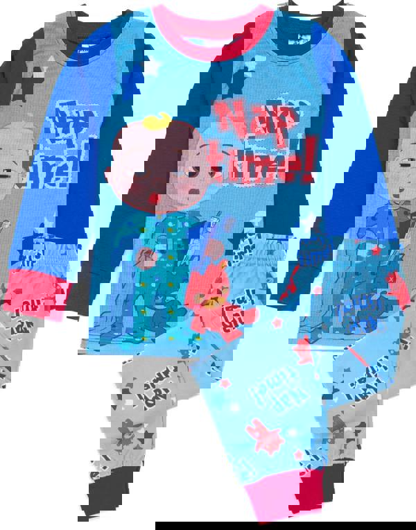 Cocomelon Boys Blue Long Sleeve Long Leg Pyjama Set