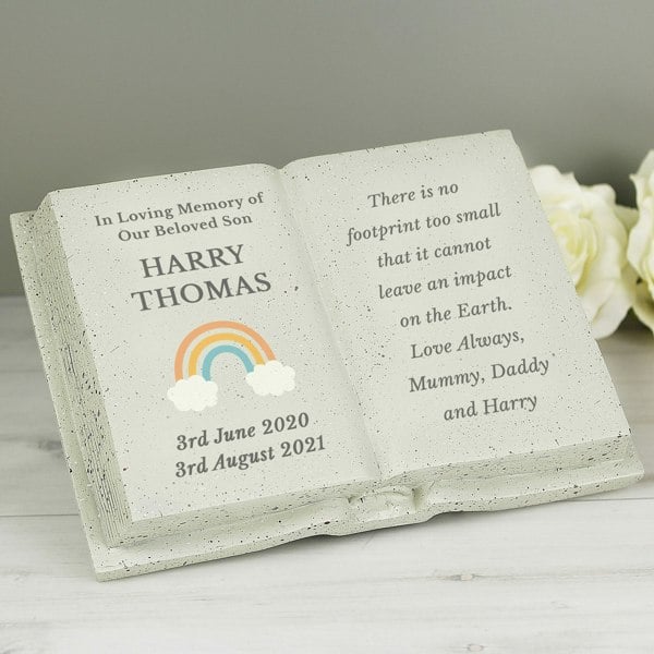 Personalised Memento Company Personalised Rainbow Memorial Book