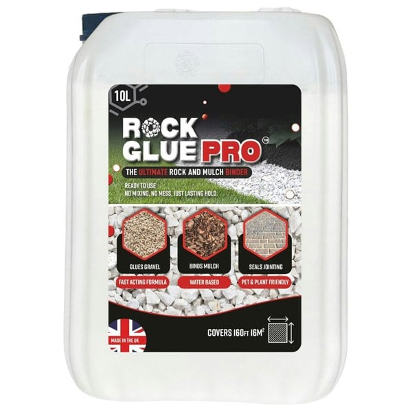 Gravel Binder For Bonding Stones, Mulch, Bark & Garden Paths Long Lasting Weatherproof Ready To Use Formula