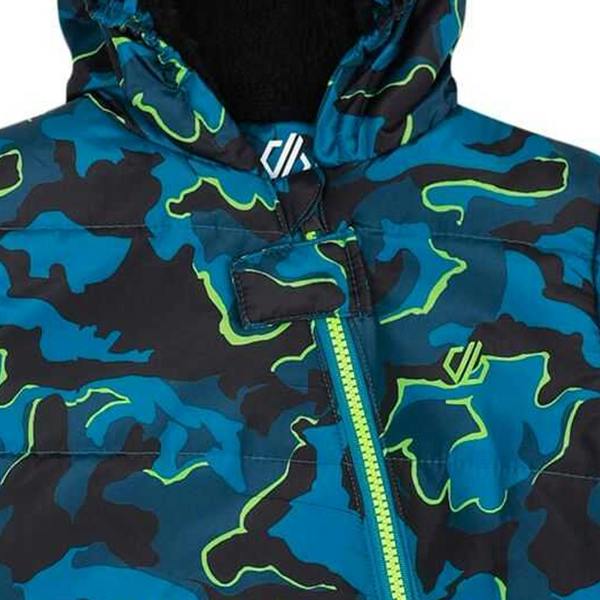 Dare 2B Childrens/Kids Bambino II Camo Snowsuit - Kingfisher Blue - 