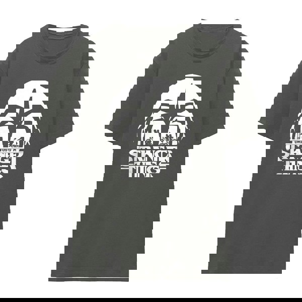 Stranger Things Womens Mindflayer Silhouette T-Shirt - Charcoal