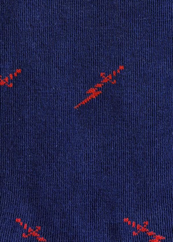 Jemsox Lightning Daggers (Blue) Premium Socks | Cotton Pattern Socks by Jemsox