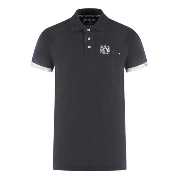 Aquascutum Unisex Adult London Aldis Polo Shirt - Black - 