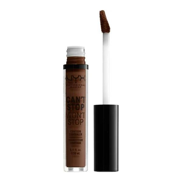 NYX Cosmetics NYX Can't Stop Won't Stop Contour Concealer 3.5ml - 22.7 Deep Walnut